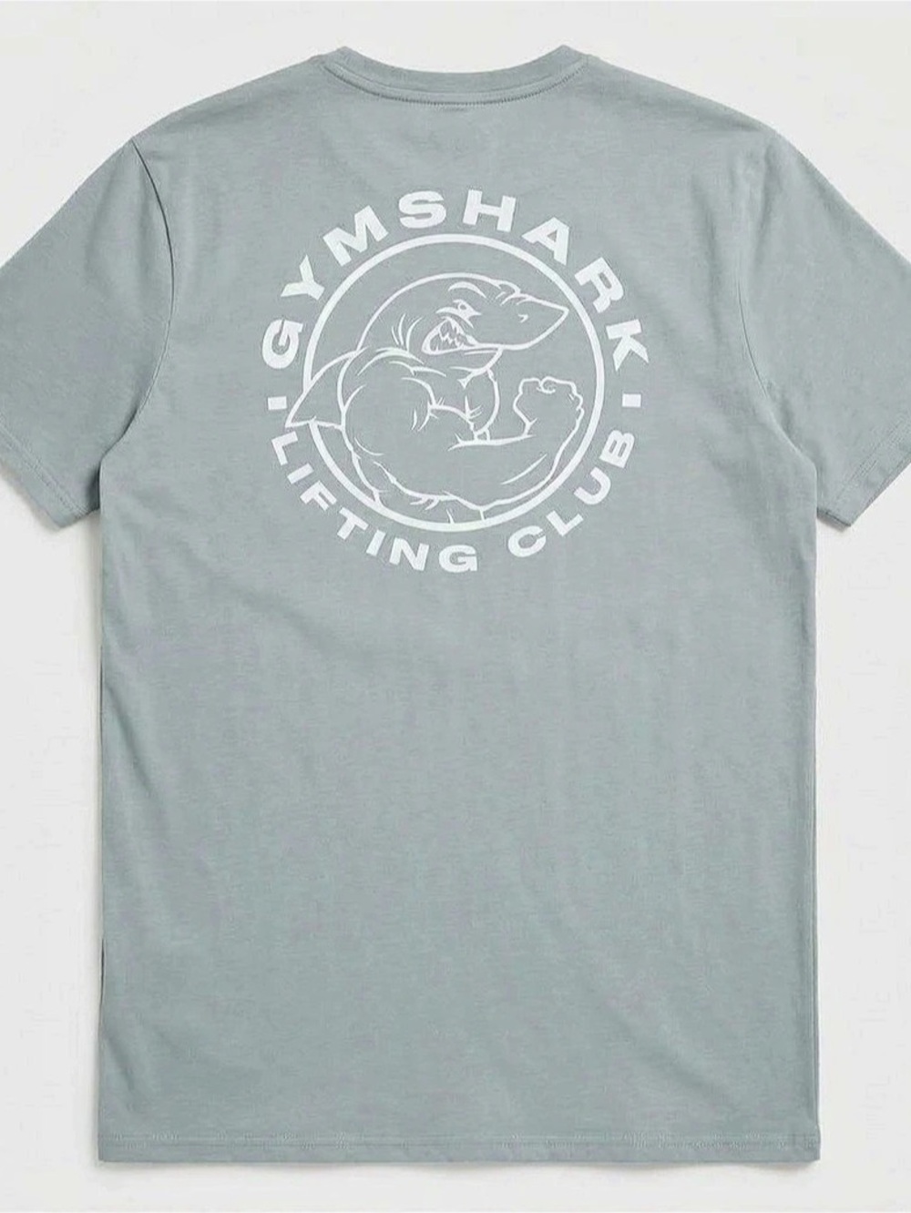 Gymshark Lifting Club T-Shirt Short Sleeve Tee light Blue - Mens Large